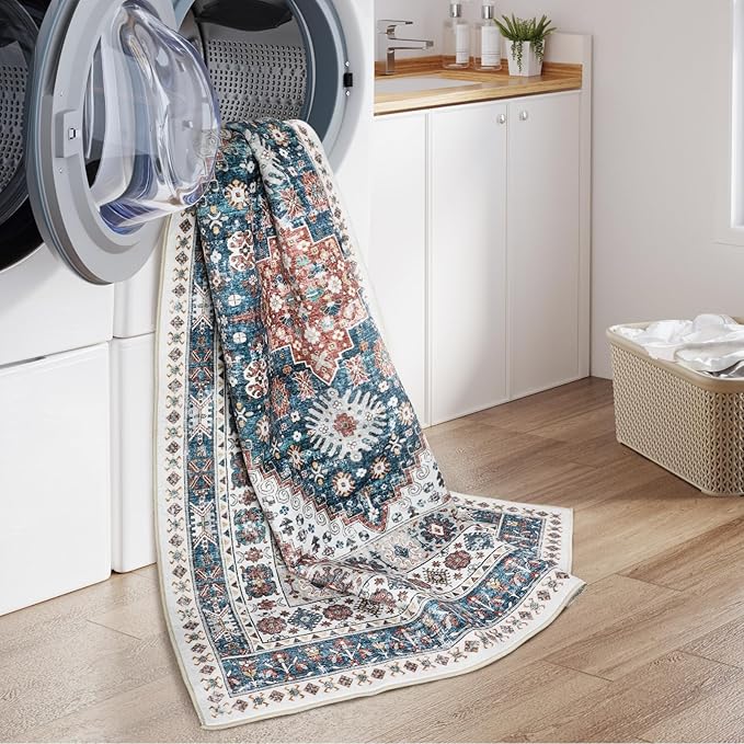 zesthome 9x12 Area Rugs, Stain Resistant Washable Rug, Ultra-Thin Rugs - Image 6