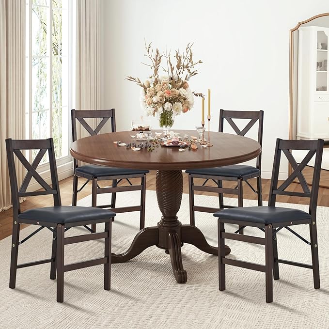 COLAMY Folding Dining Chairs Set of 6, Foldable Chairs - Image 8