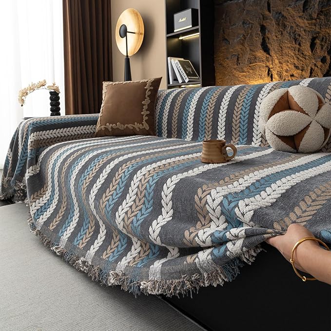 STACYPIK Modern Jacquard Sofa Cover - Image 8