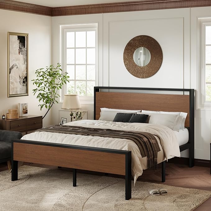 Allewie Full Size Platform Bed Frame - Image 3