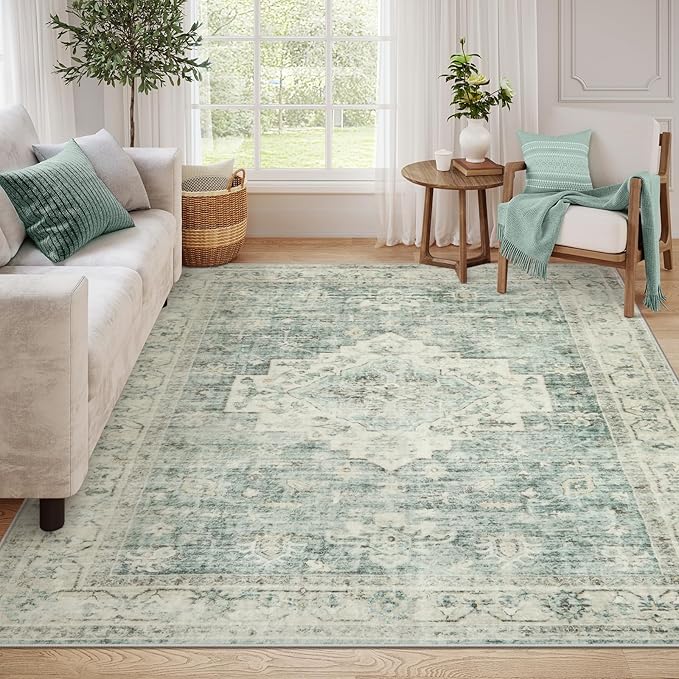 LIVEBOX Washable Area Rug 9x12 Rugs by LIVEBOX