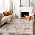 GENIMO 8x10 Area Rugs for Living Room, Machine Washable Non Slip Vintage Rugs by GENIMO