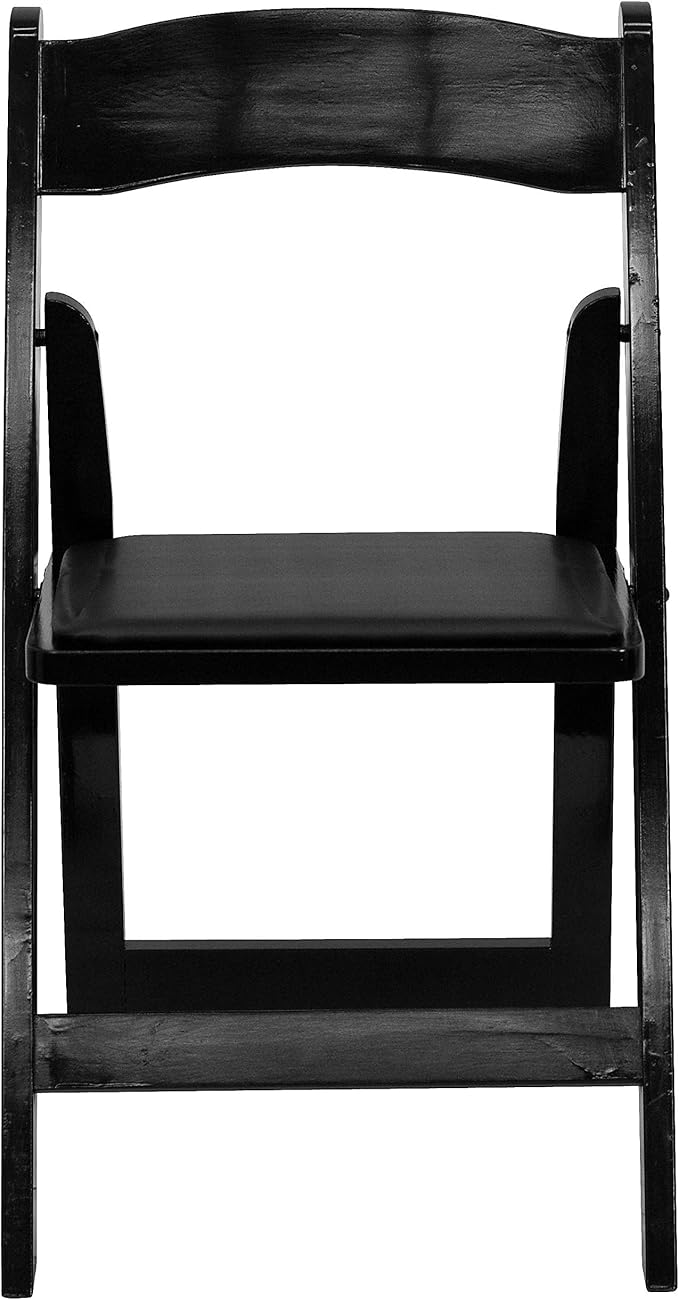 Flash Furniture 4 Pack HERCULES Series Black Wood Folding Chair by FlashFurniture
