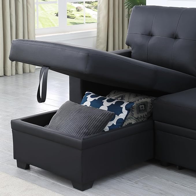 Devion Furniture Philly 4-in-1 Convertible L Shaped Couch - Image 7