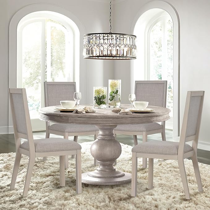 COLAMY Rectangular Dining Table Set - Image 6