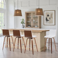 Armen Living Vienna Modern Swivel 30" Bar Height Barstool by ArmenLiving