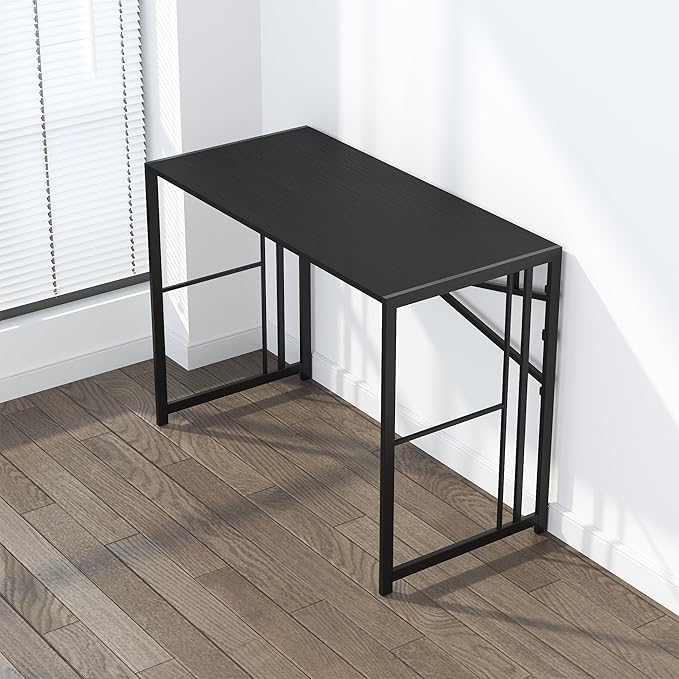 Folding Desk 40 inch Writing Gaming Computer Camping Desk, No Assembly Required - Image 7