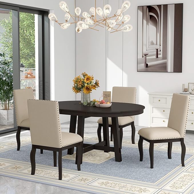 Ball & Cast 5 Piece Dining Table Set - Image 2