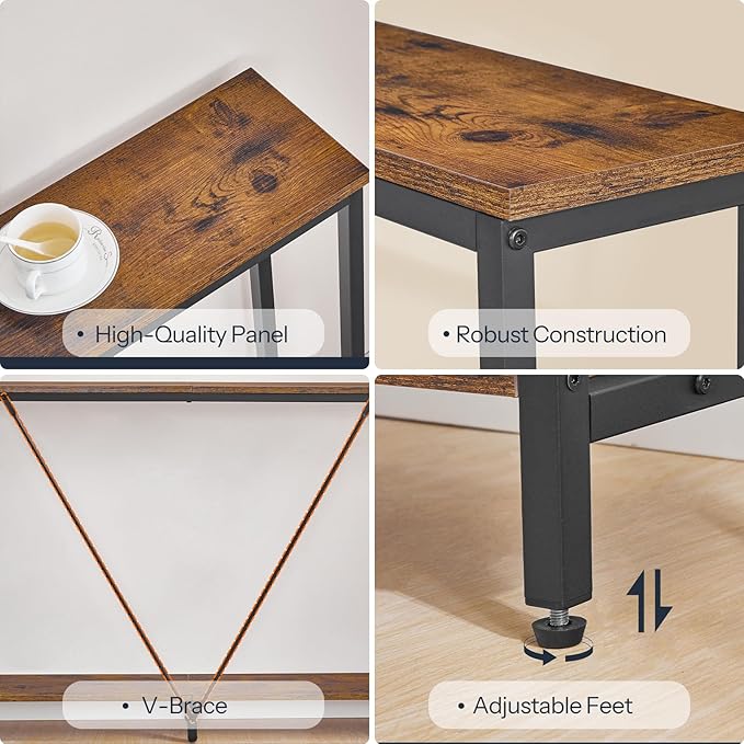 HOOBRO 70.9" Extra Long Sofa Console Table - Image 8