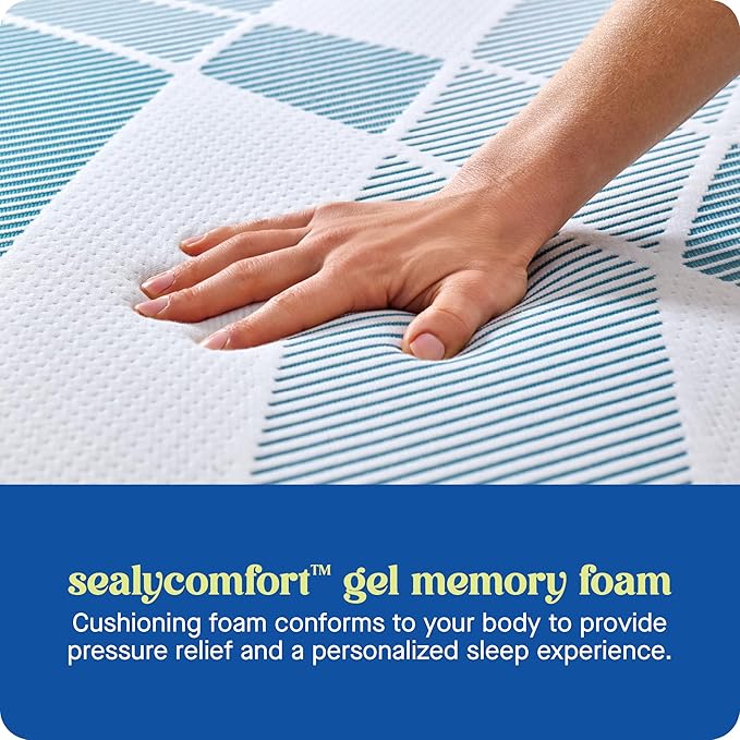 Sealy Dreamlife 10” Hybrid Mattress-in-a-Box, Twin XL, SealyComfort Gel Memory - Image 4