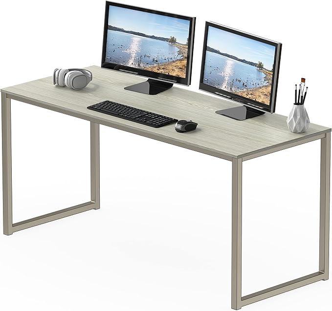 SHW Mission 55-Inch Home Office Computer Desk by SHW