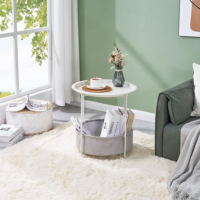 VECELO Round Side/End Table - Image 4