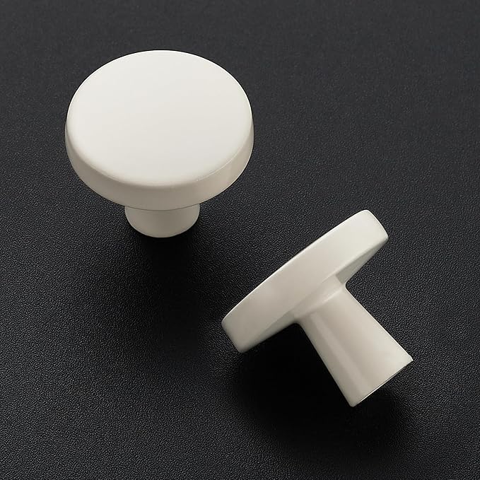 Ravinte 25 Pack Drawer Pulls 1-1/4 Inch Kitchen Cabinet Knobs Solid Round - Image 2