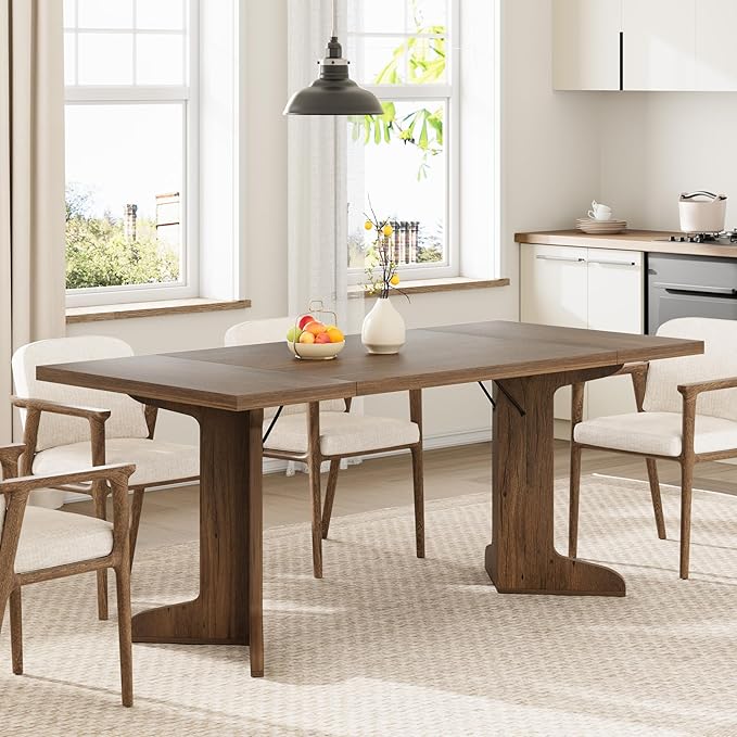 71" Dining Table for 6 to 8 People, Modern Dinner Table - Image 7