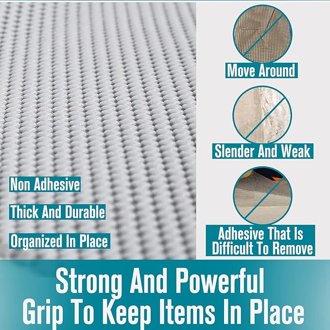 Shelf Drawer Liner Non-Adhesive Non Slip Durable Strong Long Size 12 in X 20ft - Image 6
