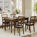 COLAMY Farmhouse Dining Chairs Set of 4, Upholstered Kitchen Chairs by COLAMYINC