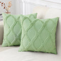 decorUhome Throw Pillow Covers 26x26 Inch Set of 2, Soft Plush Faux Fur Wool by decorUhome