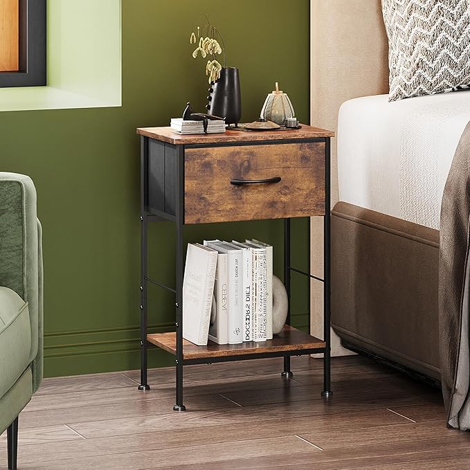 WLIVE Nightstand, Bedside Side Table - Image 7