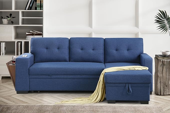 Devion Furniture Maison 4-in-1 Convertible L Shaped Couch - Image 5