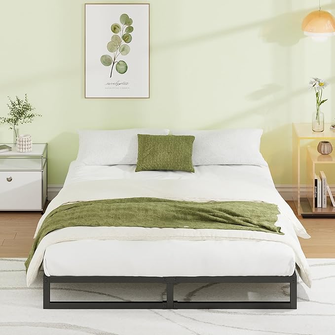 EMODA 7 Inch California King Bed Frames Heavy Duty Metal Cal King Platform - Image 3