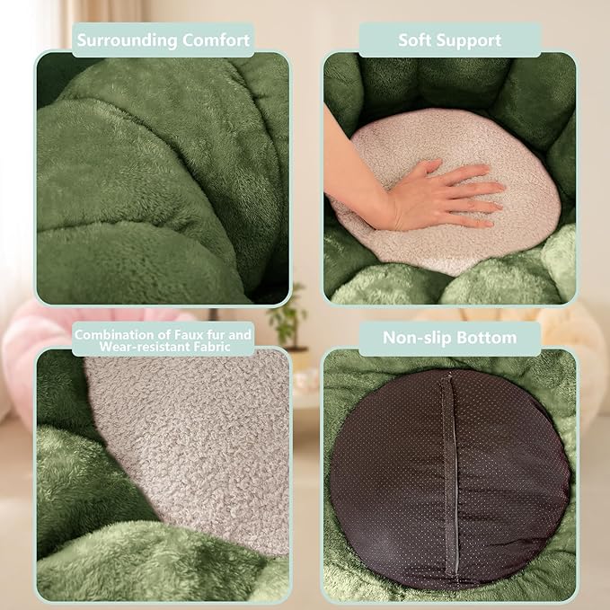 Pumpkin Bean Bag Sofa Chair, Bean Bag Chair - Image 4