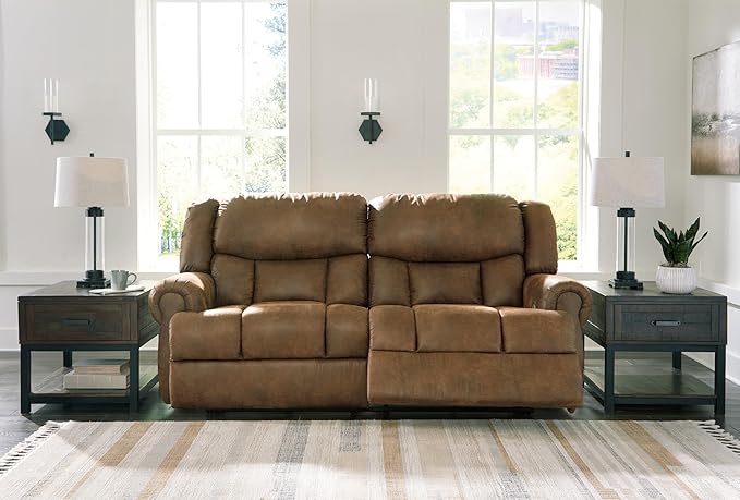 Signature Design by Ashley Boothbay Classic Faux Leather 2 Seat Power Reclining - Image 2