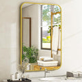 24 x 36 Inch Bathroom Mirror, Rounded Rectangular Vanity Mirror by EASLY