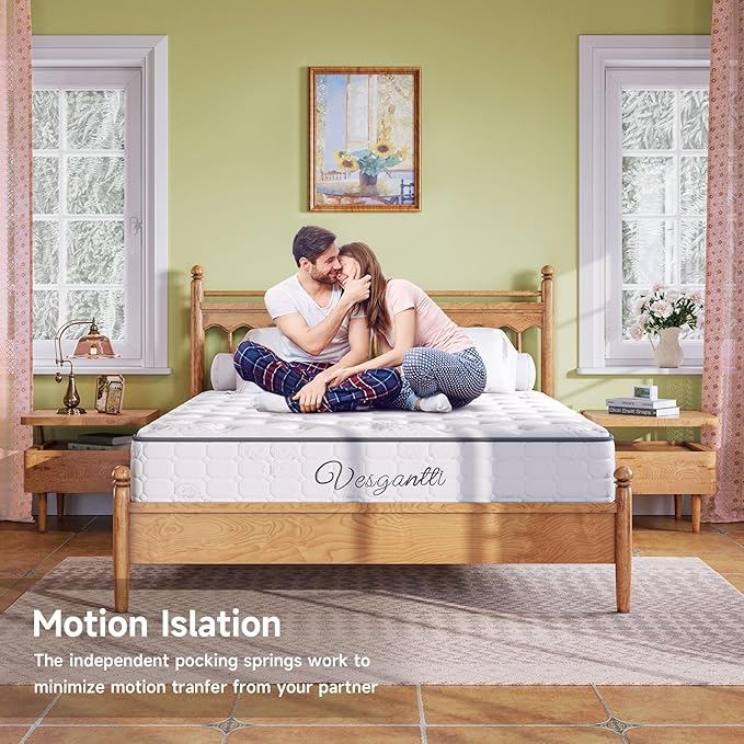 Twin XL Mattress 10 Inch-Hybrid Mattress in a Box-Individual Pocket Springs - Image 2