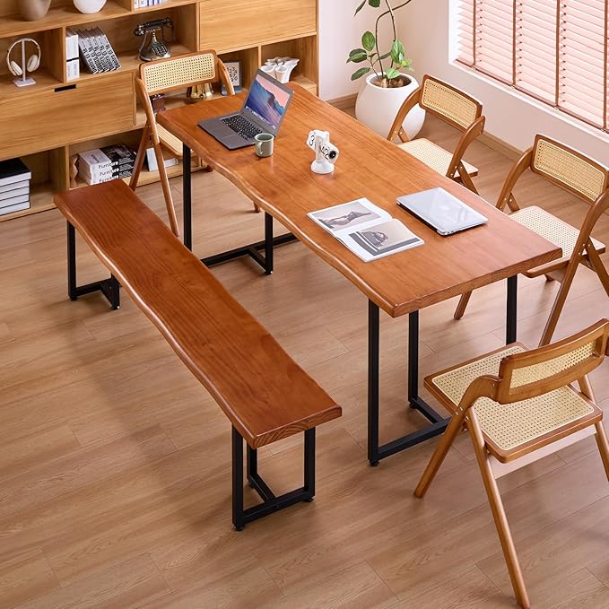 Durable Solid Wood Top Bench - Image 6