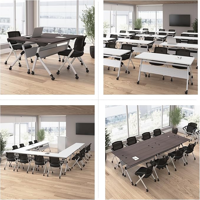 Bush Business Furniture Folding Training Table, 72 inch Desk, Commercial-Grade - Image 4