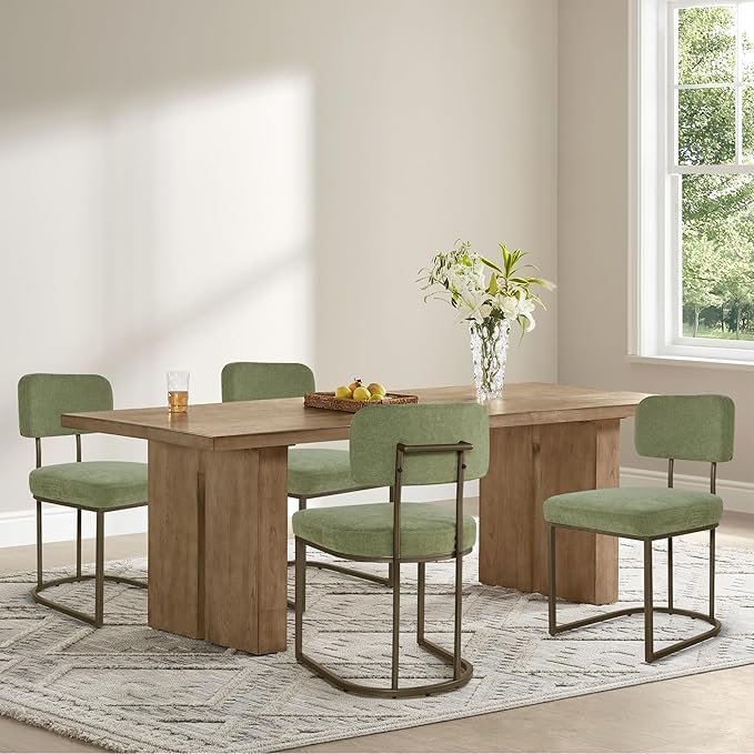 Dining Chairs Set of 2, Upholstered Modern Kitchen Chairs - Image 6