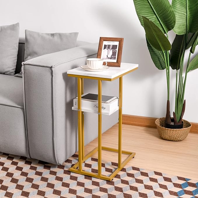 Yoobure C Shaped End Table, Side Table - Image 8