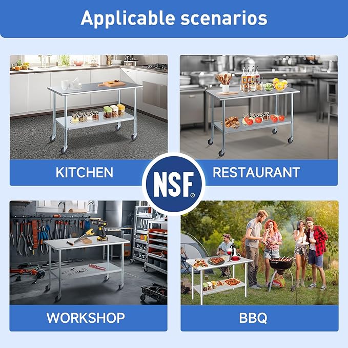 ROCKPOINT Stainless Steel Table - Image 5