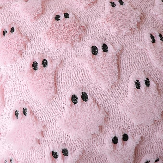 4TH Emotion Halloween Ghost Decorative Pillow Covers 16x16 Set of 2 - Image 2