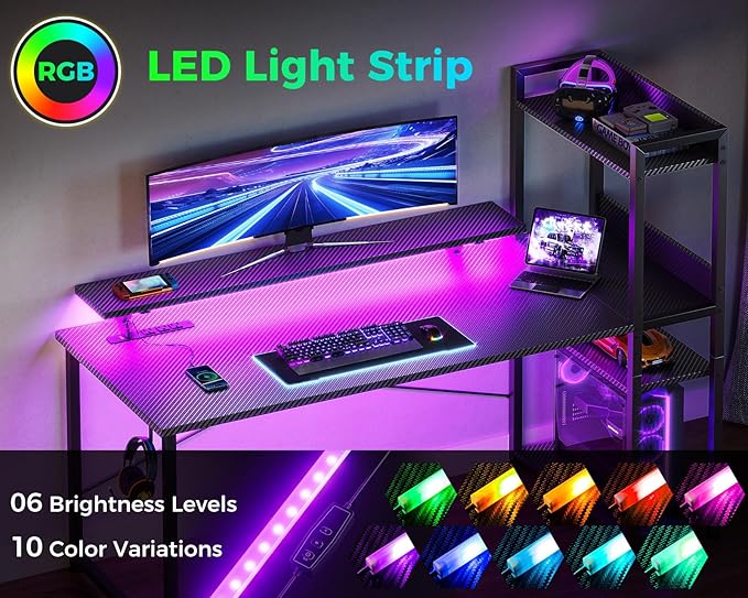 ODK Reversible 55 Inch Gaming Desk - Image 4