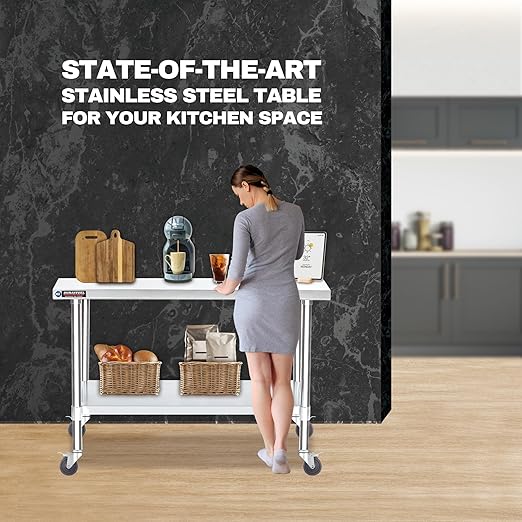 DuraSteel 30x60 NSF Stainless Steel Cart - Image 7