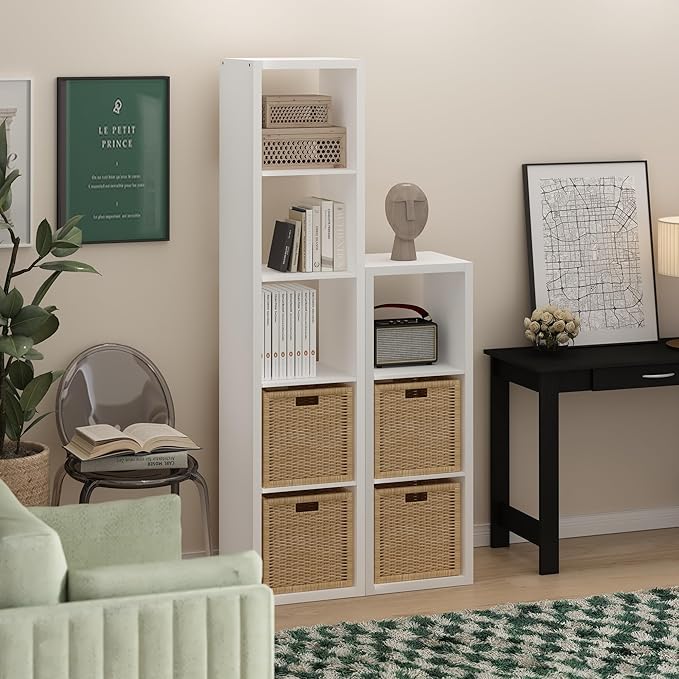 Furinno Cubicle Open Back Decorative Cube Storage Organizer - Image 2