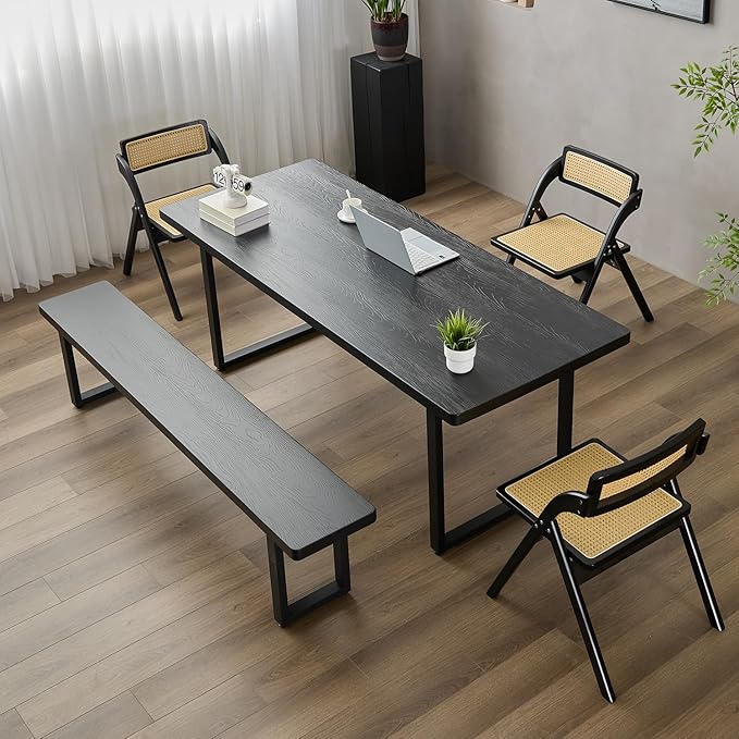 Modern Solid Wood Dining Table - Image 6