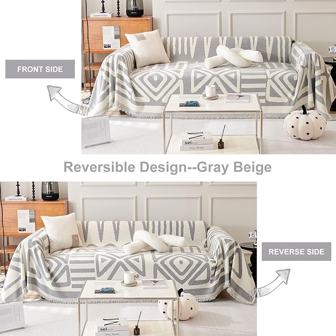 STACYPIK Boho Geometric Couch Cover - Image 3