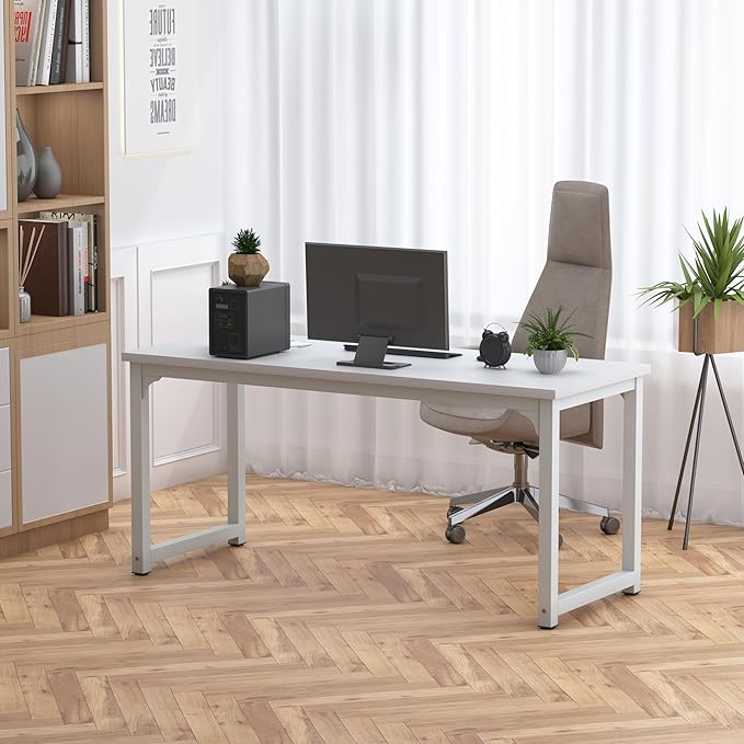 NSdirect Large Office Desk for Home Office, Large 63” Computer Desk Table - Image 4