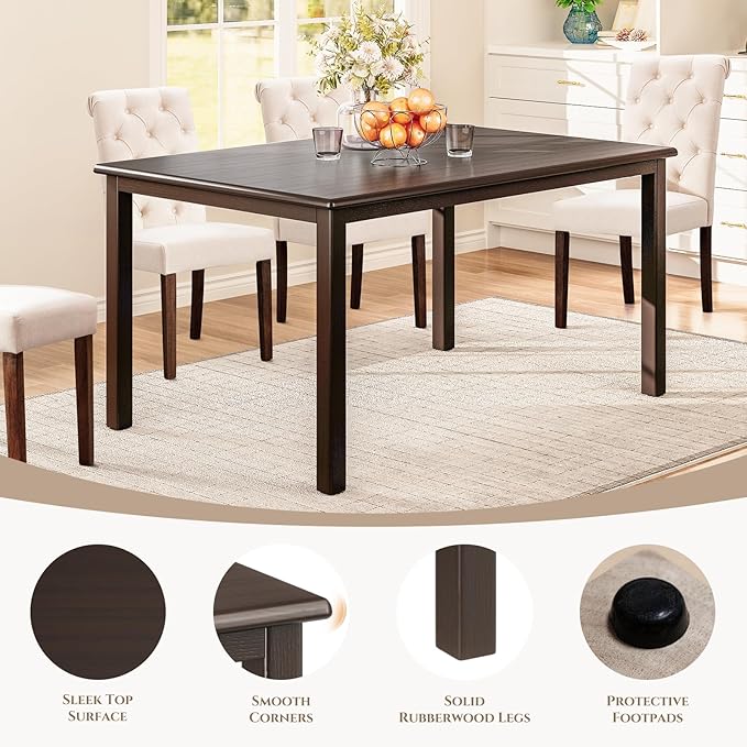 COLAMY 5-Piece Dining Table Set - Image 3