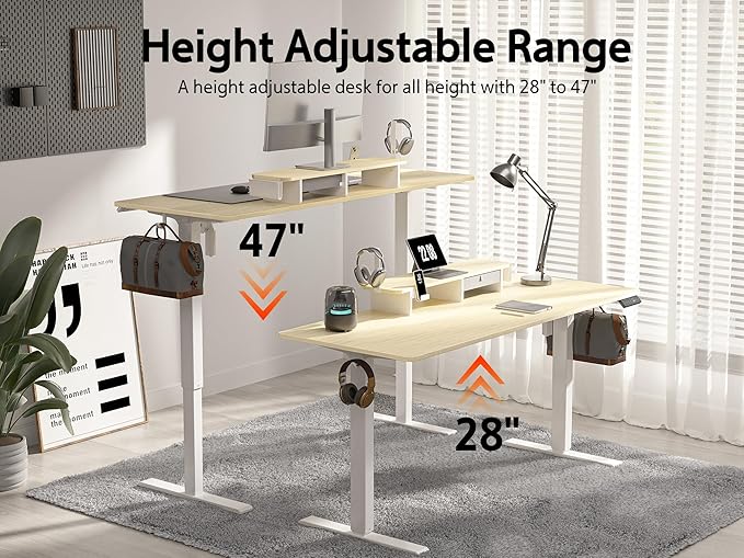 55x24 Inches Electric Standing Desk - Image 4