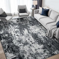 Washable Area Rugs 6'x9' Non-Slip Modern Abstract Soft by RELEANY