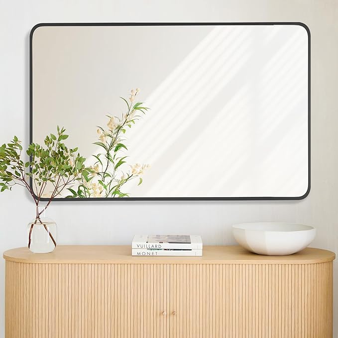 27x40 Inch Rectangle Bathroom Mirror - Image 3