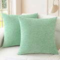 CaliTime Throw Pillow Covers Decorative 26 X 26 Inches Pack of 2 Cozy Chenille by CaliTime