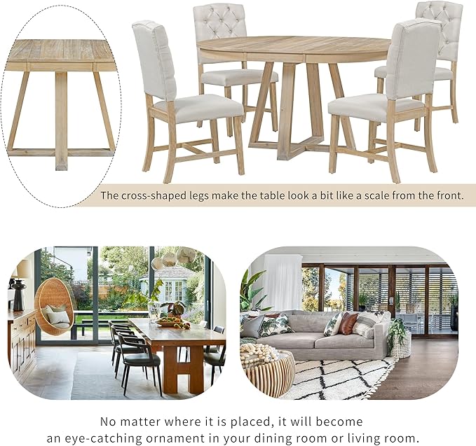 Ball & Cast 5 Piece Dining Table Set - Image 6