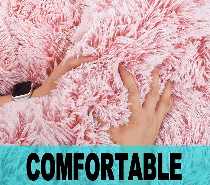 Fluffy Bean Bag Chair, 3FT Round Memory Foam Filled Bean Bag - Image 6