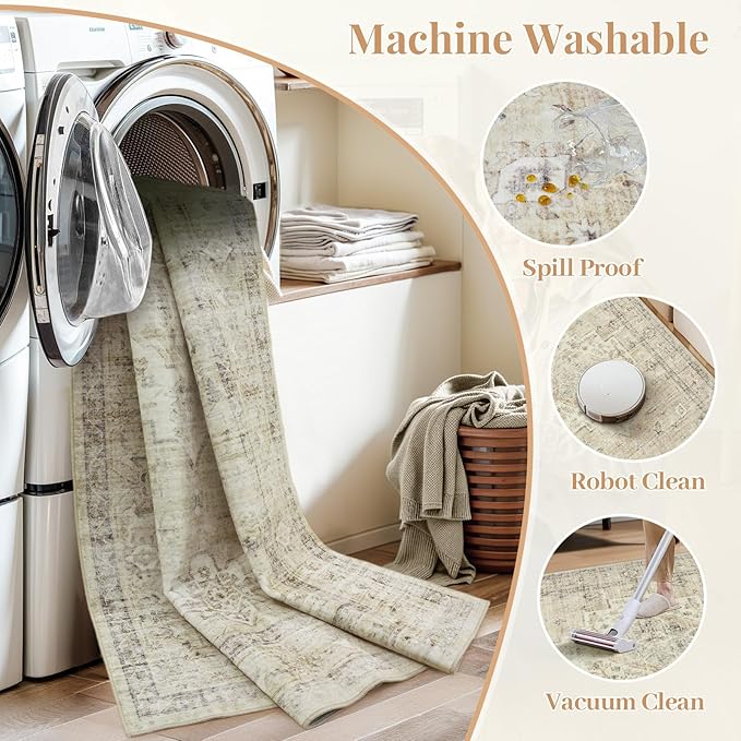 LIVEBOX Washable Area Rug 5x7 Rugs - Image 7