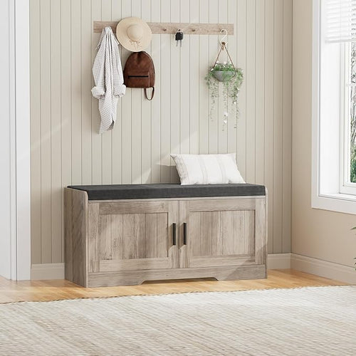 2-Tier Storage Bench, Shoe Bench by Homleke