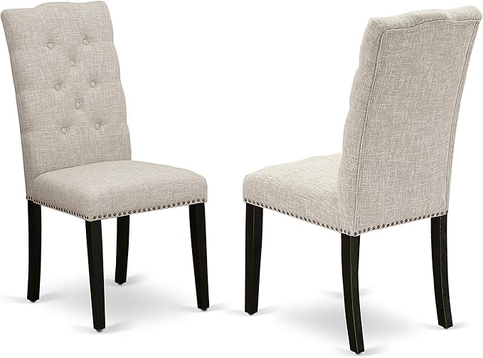 East West Furniture X697EL635-7 7 Piece Dining Room Furniture Set Consist of a - Image 4